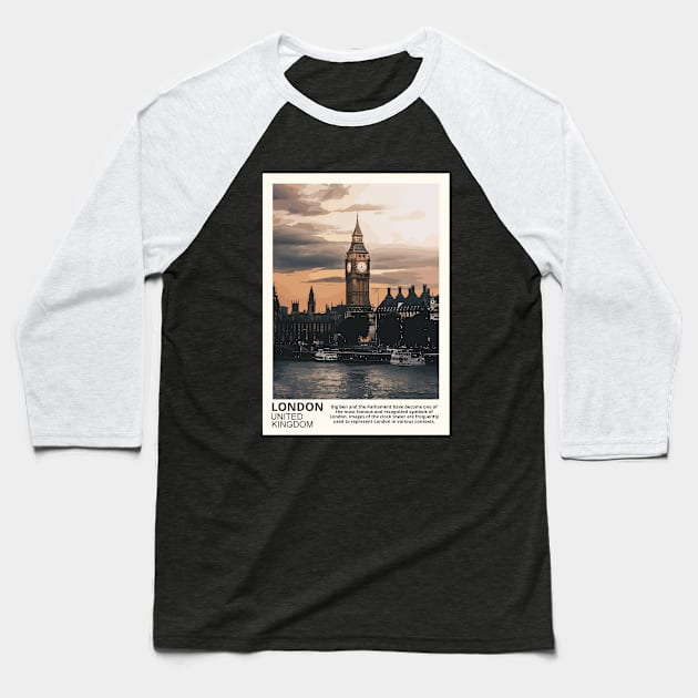 London City Baseball T-Shirt by Raniazo Fitriuro